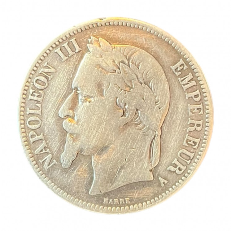 5 Francs Napoléon III 1870 A