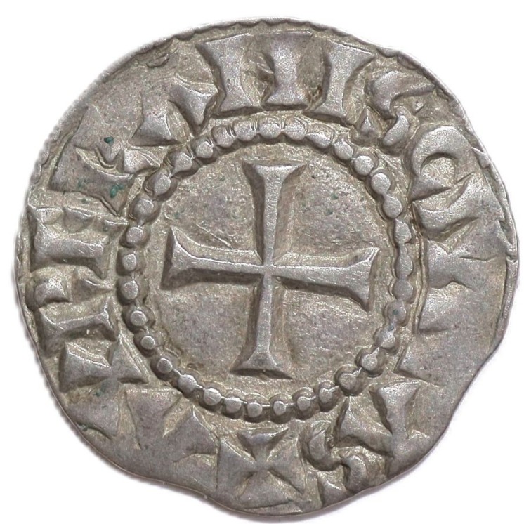 France - Raoul (923-936), Variante de Civitas, Denier (Orléans)