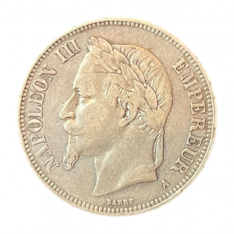 5 Francs Napoléon III 1870 A