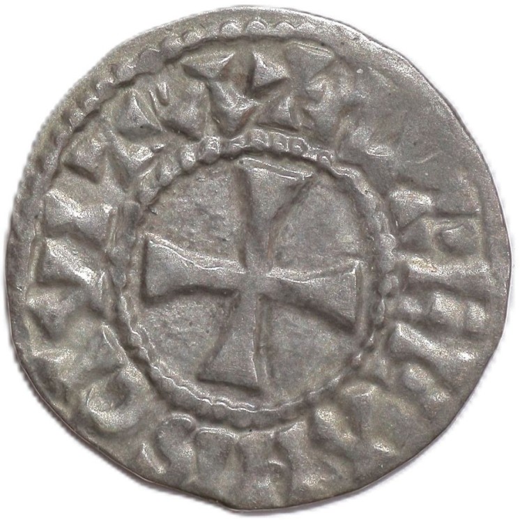 France - Raoul (923-936), Monogramme imité de celui d'Eudes, Orléans