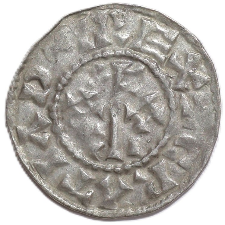 France - Raoul (923-936), Monogramme imité de celui d'Eudes, Orléans