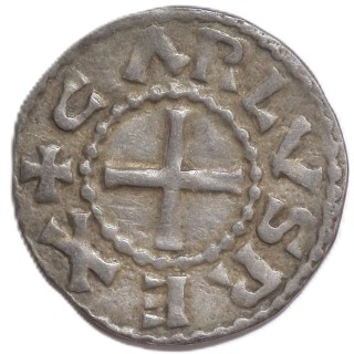 France - Charles le Chauve (1180-1223), Denier (Bourges)