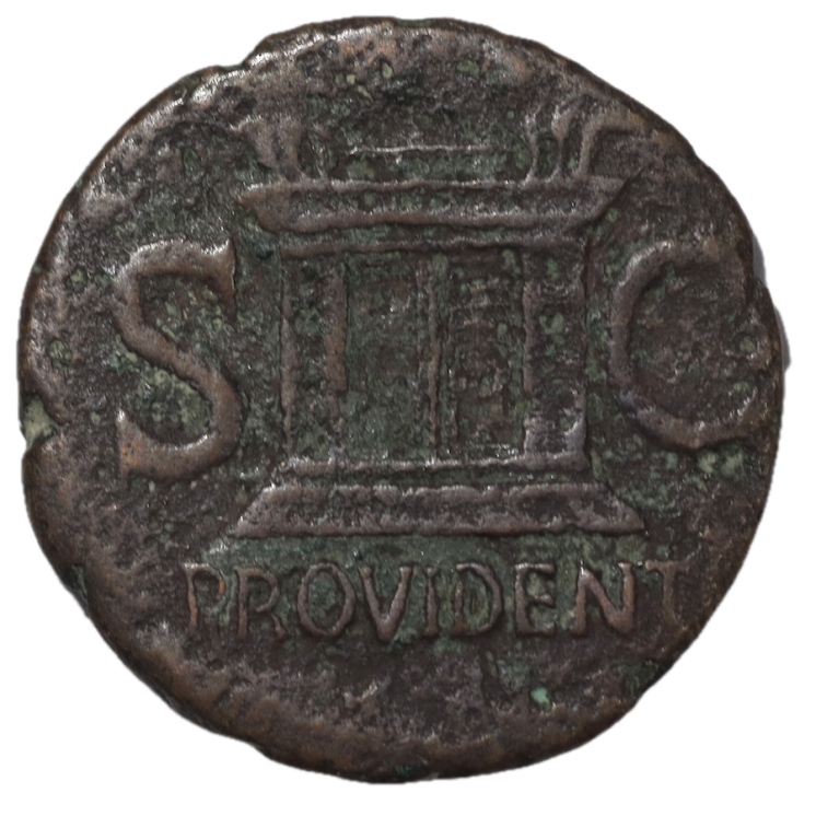 Rome - Auguste (27 av. J.C.-14 ap. J.C.), As de bronze