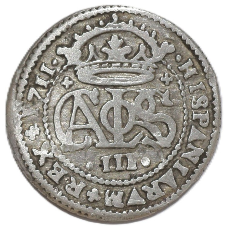Espagne - Charles III (1665-1700), 2 Réales