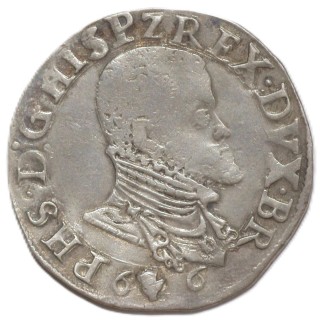 Pays-Bas espagnol - Philippe II (1555-1598), 1/5 écu