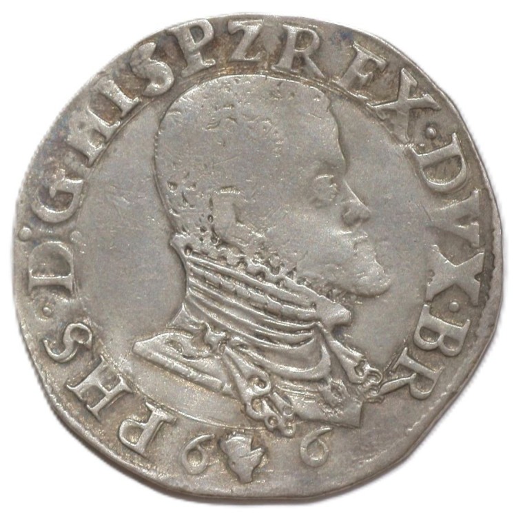 Pays-Bas espagnol - Philippe II (1555-1598), 1/5 écu