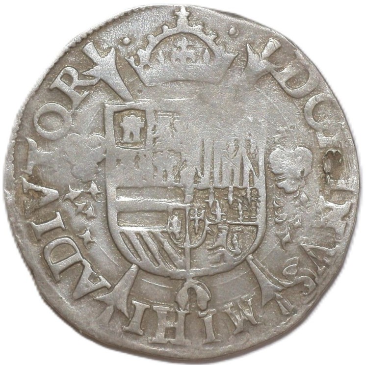 Pays-Bas espagnol - Philippe II (1555-1598), 1/5 écu