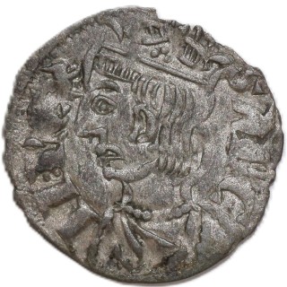 Espagne - Alphonse XI (1312-1350), 1 denier cornado