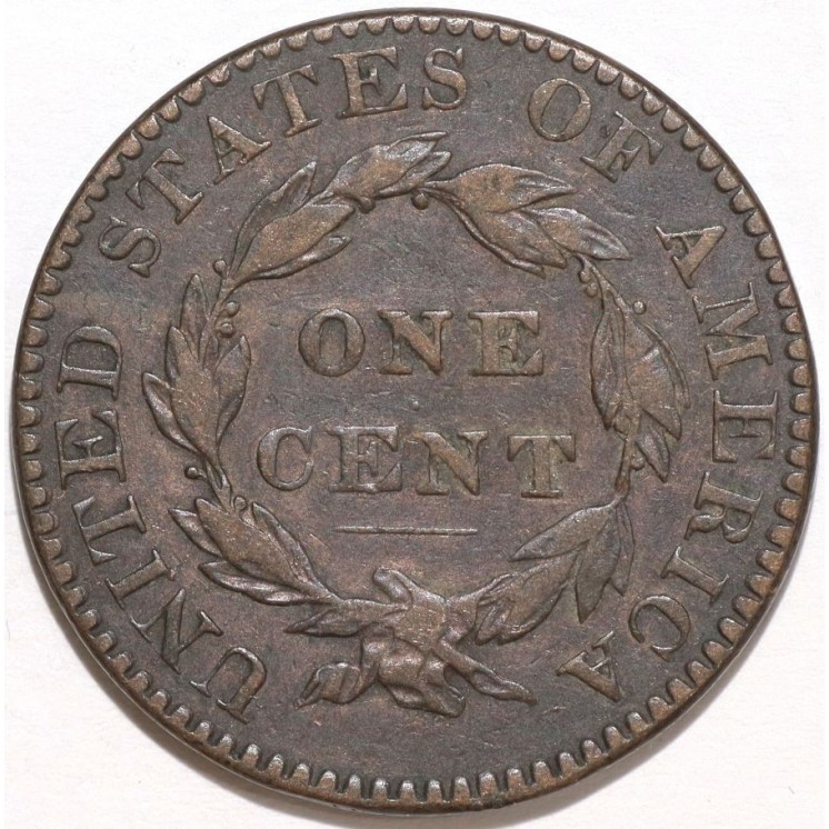 Etats-Unis - 1 cent, 1822, type Coronet tête large