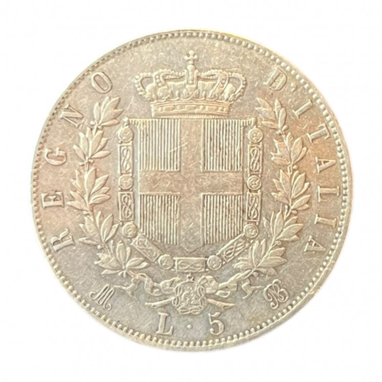 5 Lire Victor Emmanuel II 1872