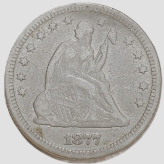 Etats-Unis - 1/4 dollar, 1877