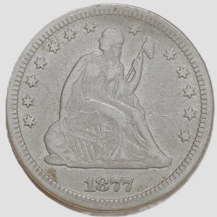 Etats-Unis - 1/4 dollar, 1877