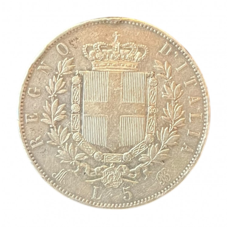 5 Lire Victor Emmanuel II 1873