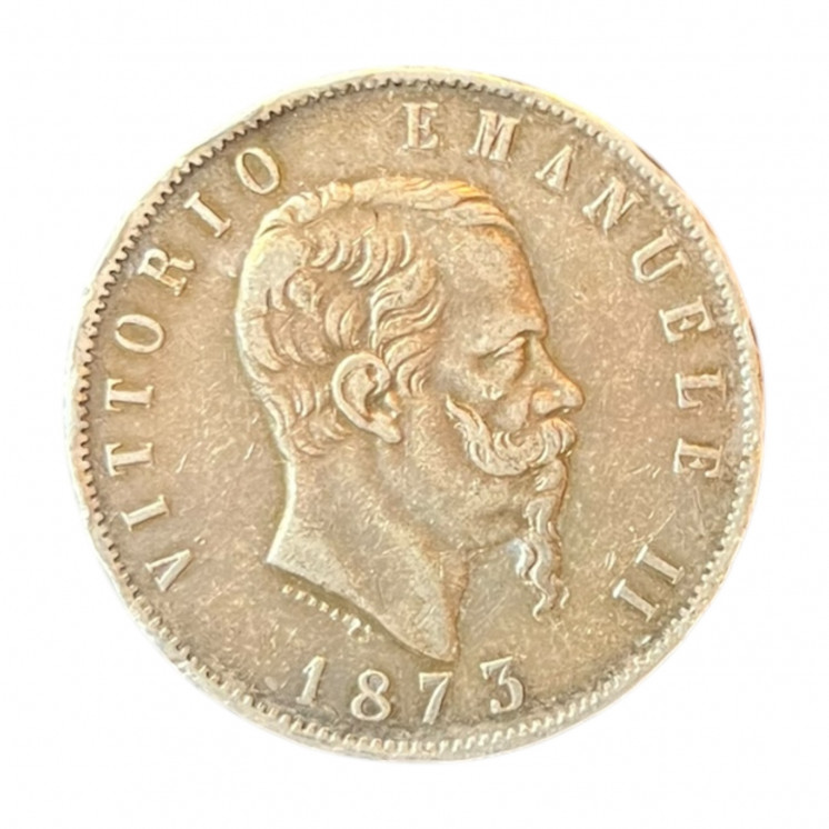 5 Lire Victor Emmanuel II 1873