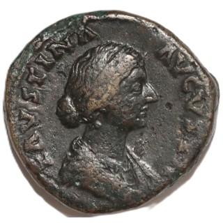 Empire Romain - Rome, Faustine, Jeune, Sesterce