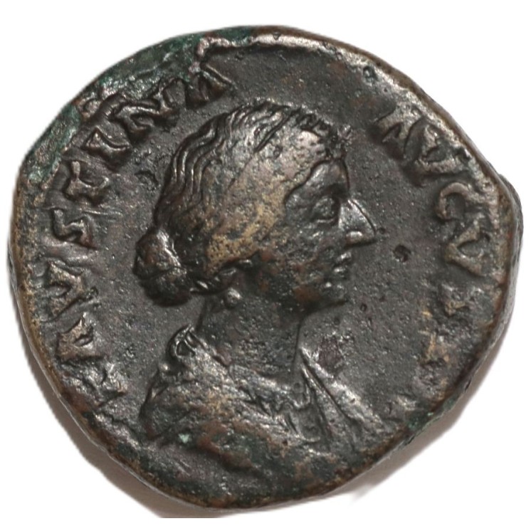 Empire Romain - Rome, Faustine, Jeune, Sesterce