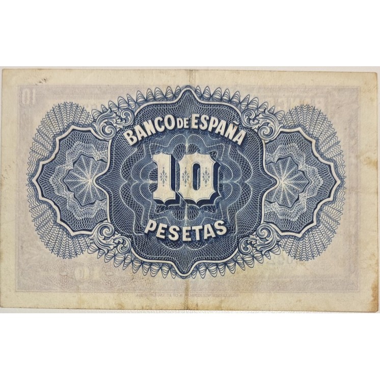 Espagne - 10 pesetas 1935