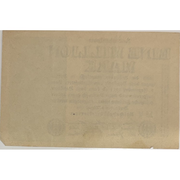Allemagne - 1 000 000 mark 1923