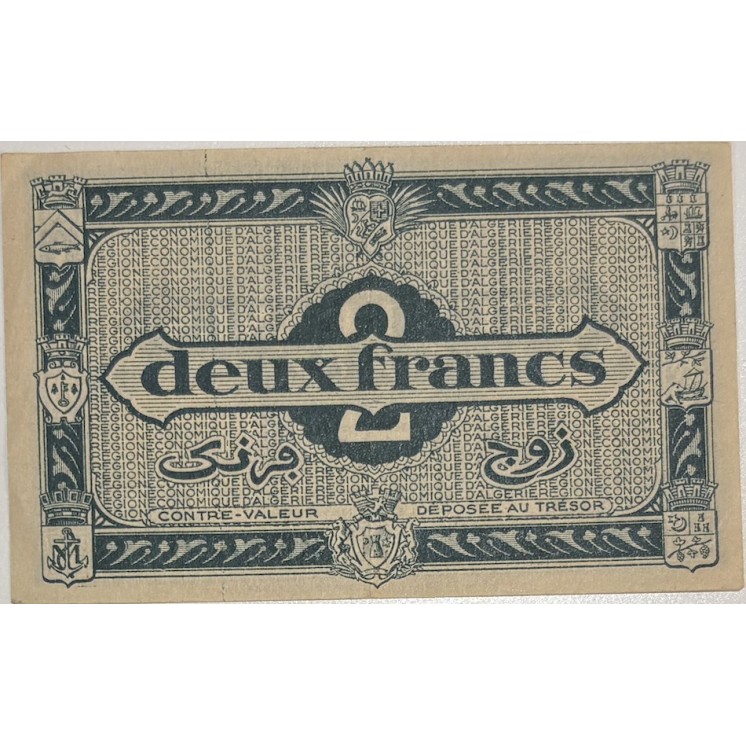 Algérie - 2 francs 1944