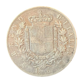 5 Lire Victor Emmanuel II 1873