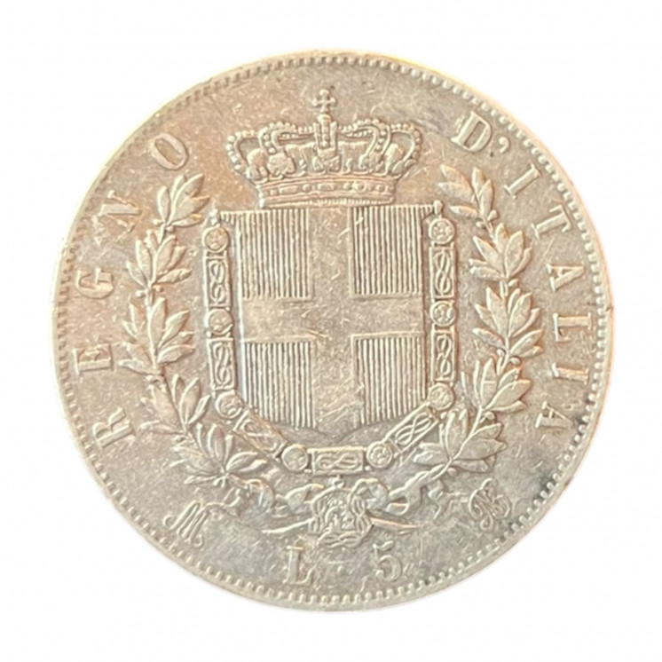 5 Lire Victor Emmanuel II 1873