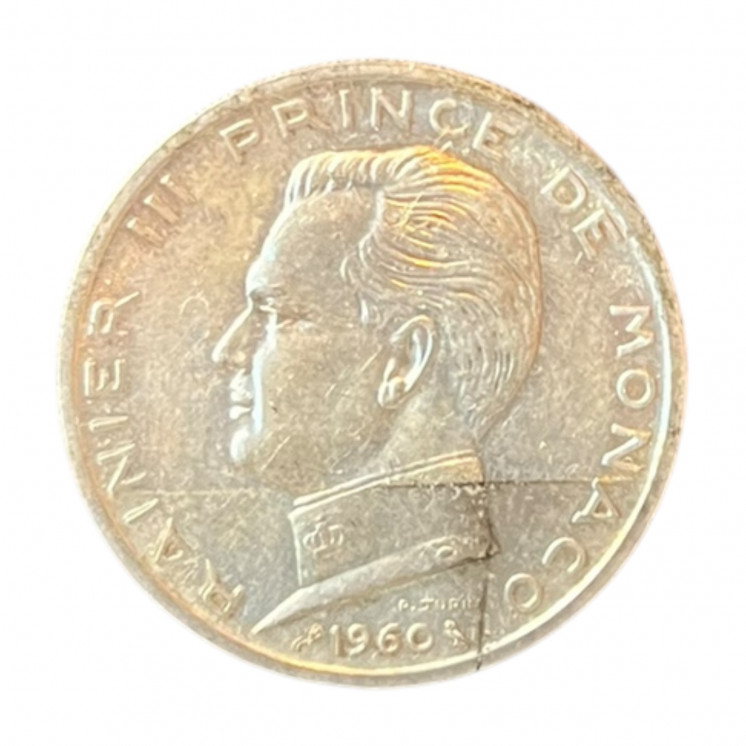 5 Francs Monaco 1966 Argent