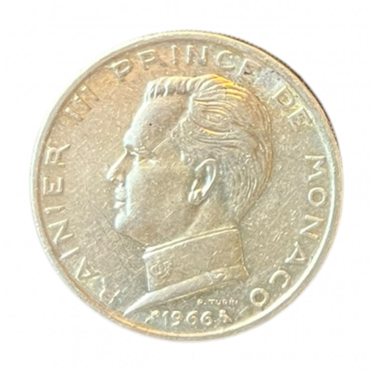 5 Francs Monaco 1966 Argent