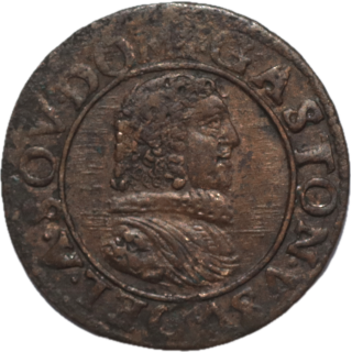 Double tournois des Dombes, Gaston d'Orléans 1637