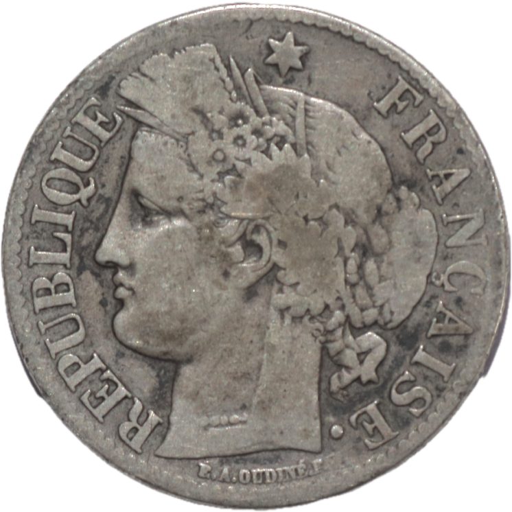France - IIIe République (1870-1940), 2 Francs, 1871, K (Lille)