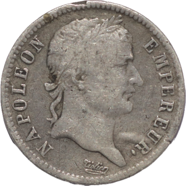 France - Napoléon Ier (1804-1814), 1 franc 1809, Q (Perpignan)