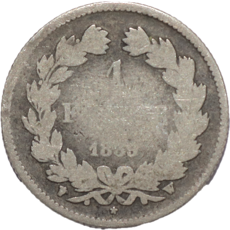 France - Louis Philippe Ier (1830-1848), 1 franc 1839, W (Lille)
