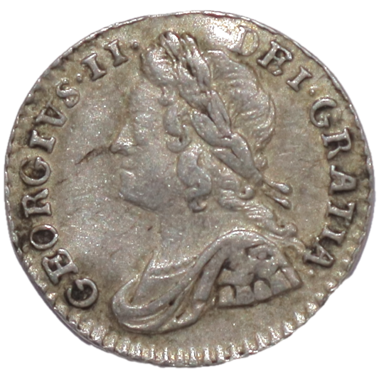 Angleterre - George II (1727-1760), 1 penny 1750, (Londres)