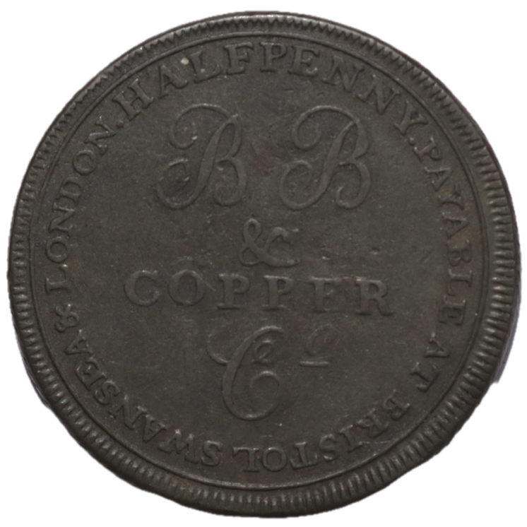 Angleterre - Jeton d'un demi penny, 1811 (Bristol)