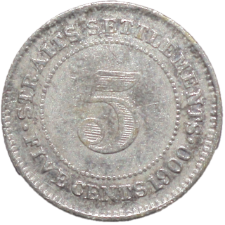 Angleterre - Victoria (1837-1901), 5 cents 1900