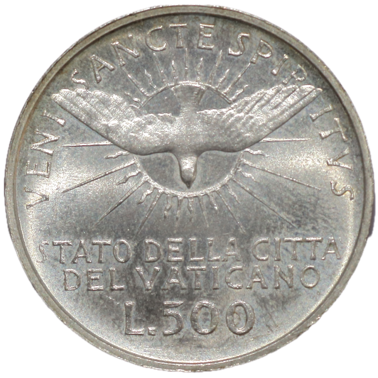 Vatican - Siège Vatican, 500 Lires 1963