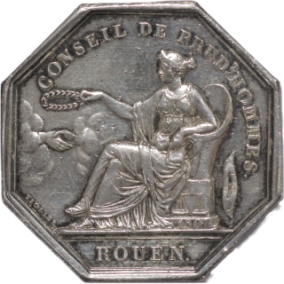 France, Louis XVIII (1814-1824), Jeton, Conseil de Prud'hommes