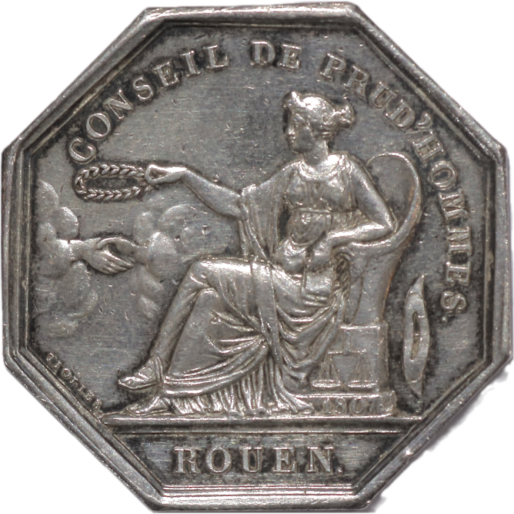 France, Louis XVIII (1814-1824), Jeton, Conseil de Prud'hommes