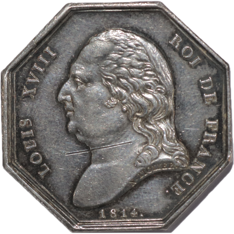 France, Louis XVIII (1814-1824), Jeton, Conseil de Prud'hommes