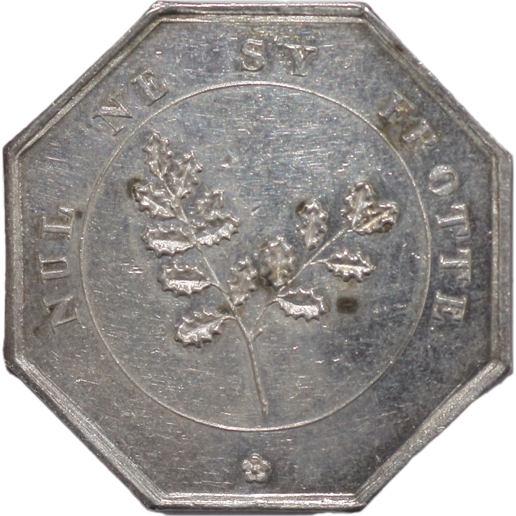 France, Jeton arquebuse du château Thierry, 1827