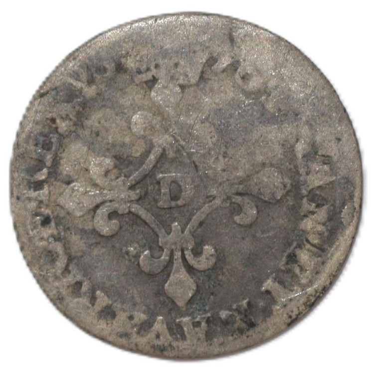 France - Louis XIV (1643-1715), 4 sols "des traitants", 1676, D (Lyon)