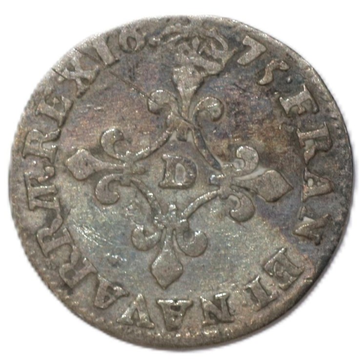 France - Louis XIV (1643-1715), 4 sols "des traitants", 1675, D ( Lyon)