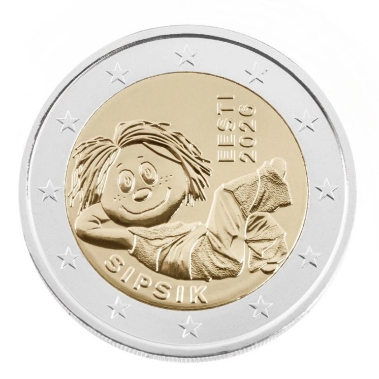 2026 - Estonie 2€, Sipsik, UNC