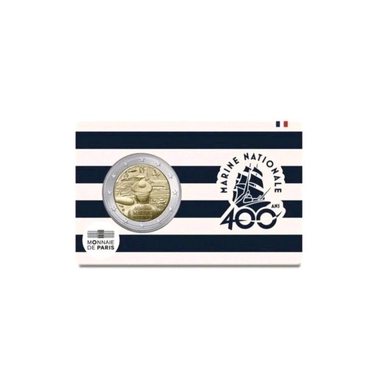 2026 - Coincard 2 euros France, Marine Nationale