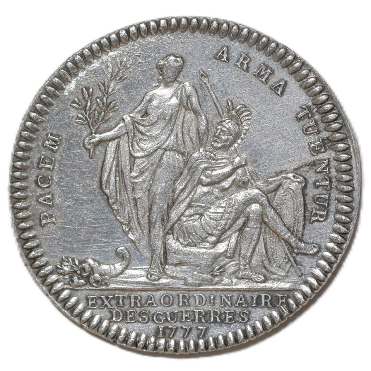 France - Louis XVI, Jeton extraordinaire des guerres, 1777
