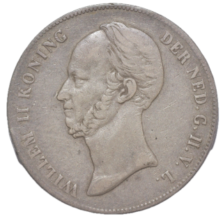 Pays-Bas - Guillaume II (1840-1849), 2 Gulden 1/2, 1848