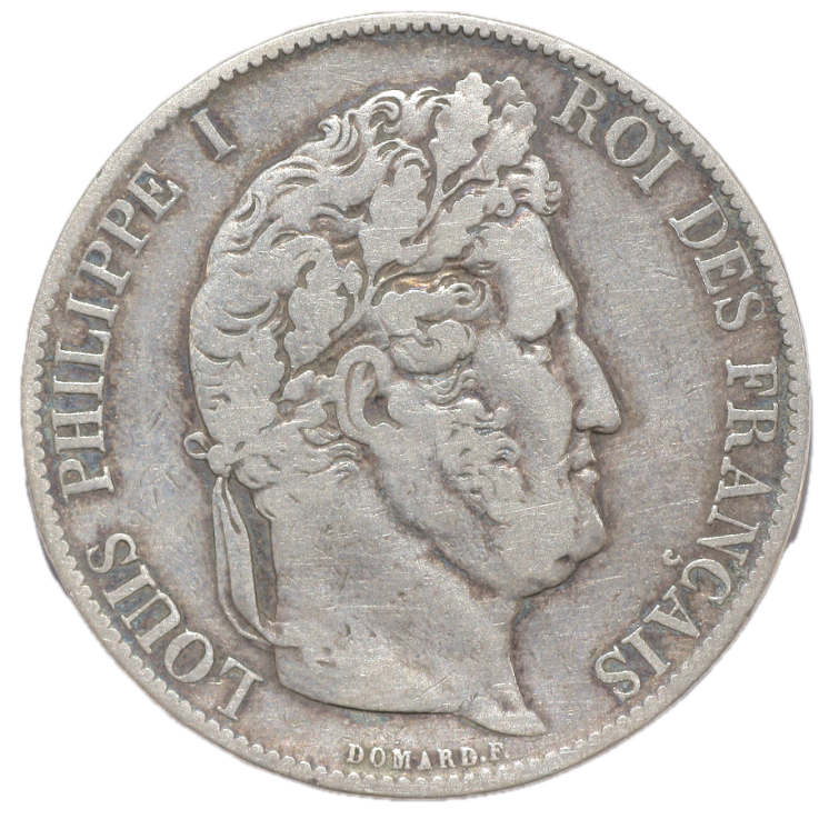 France - Louis-Philippe Ier (1830-1848), 5 Francs, 1847, A (Paris)