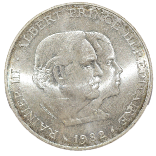 Monaco - Rainier III (1949-2005), 100 Francs, 1982