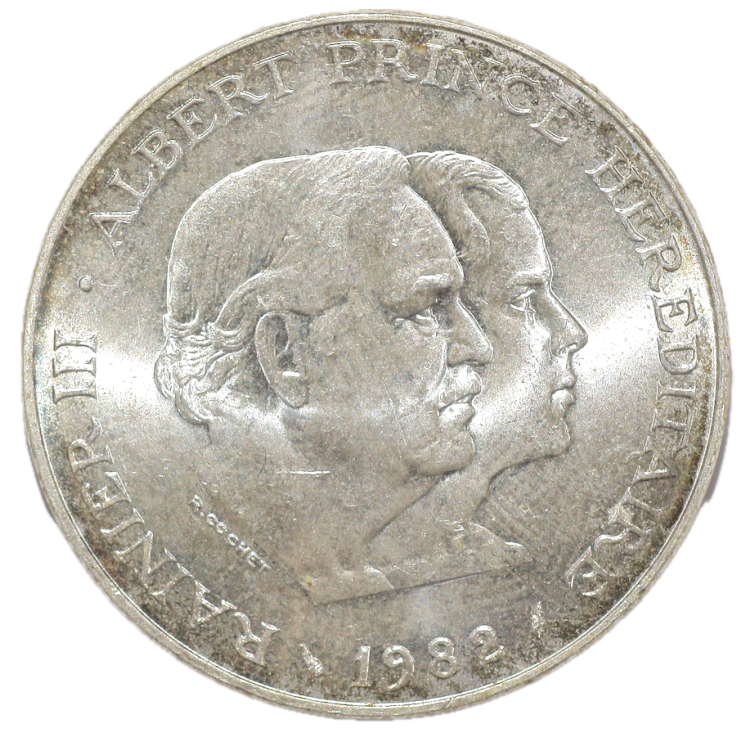 Monaco - Rainier III (1949-2005), 100 Francs, 1982