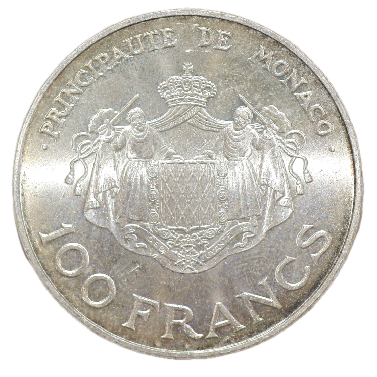 Monaco - Rainier III (1949-2005), 100 Francs, 1982