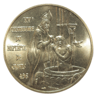 France - Médaille du XVI centenaire du baptême de Clovis, 1996